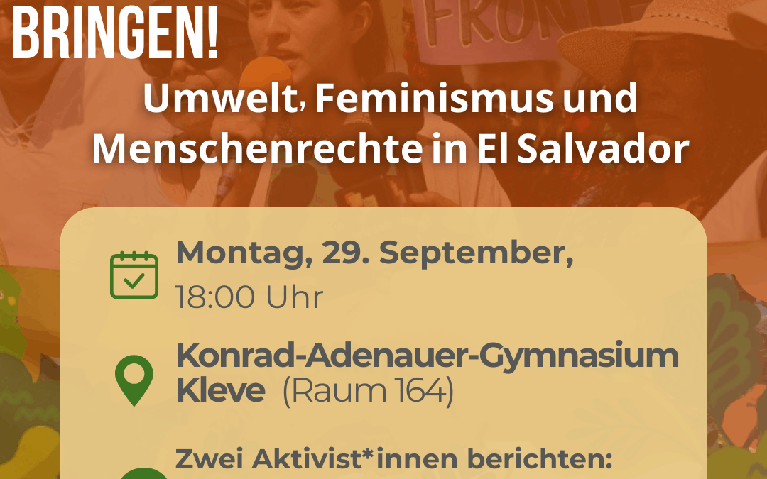 Veranstaltung zur Menschenrechtslage in El Salvador