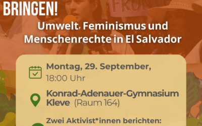 Veranstaltung zur Menschenrechtslage in El Salvador