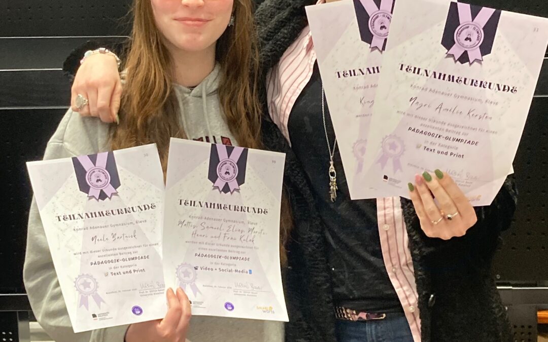 Das KAG auf der Pädagogikolympiade